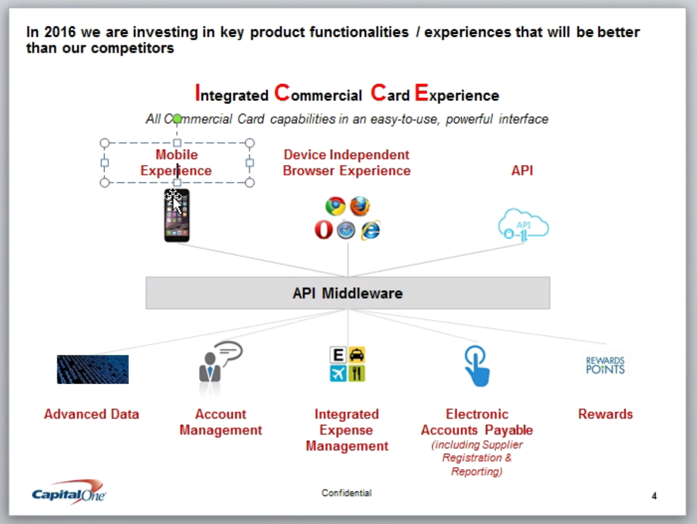 Original ICCE screen, 2016, before redesign