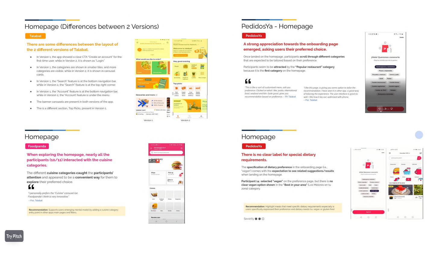 Glovo UX research session