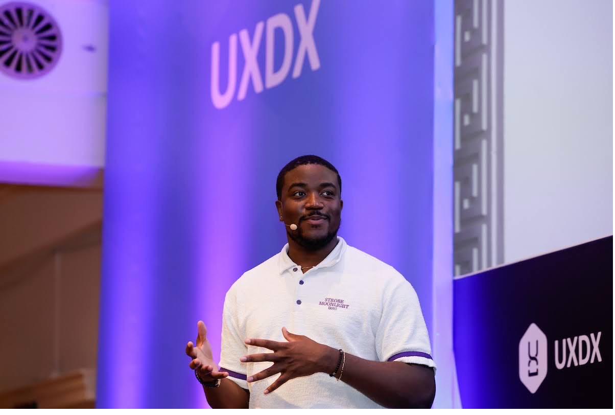 Keynote speaking at UXDX EMEA, Dublin 2023